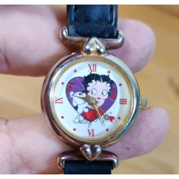 Vtg 1995 Bettyboop Watch Not Working Needs Battery & Strap Japan Movement - Picture 2 of 4